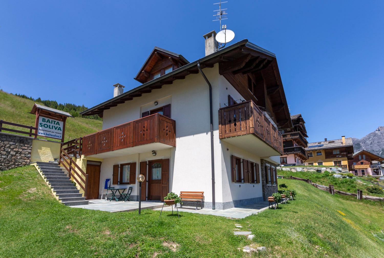 Appartamenti Baita Soliva Oga Exterior foto